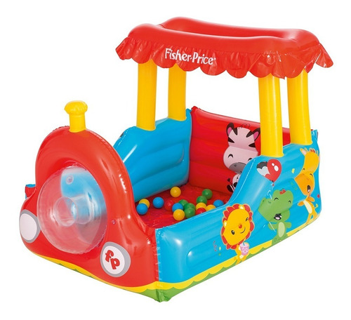 Pelotero Inflable Tren Interactivo Para Niño/a Bestway