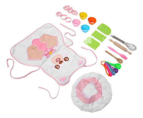 Set De Cocina Para Niños Pequeños, Delantal Para Hornear, So