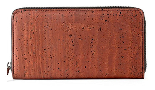 Corkor Cork Wallet Women Zip Around Clutch