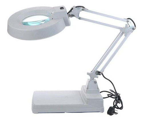 Lampara Lupa 10x Luz Led Brazo Extensible Cosmetologia E.