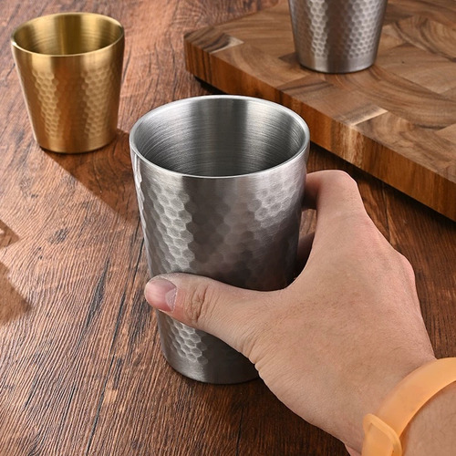 3 Uds Vasos De Acero Inoxidable Para Cerveza 450ml