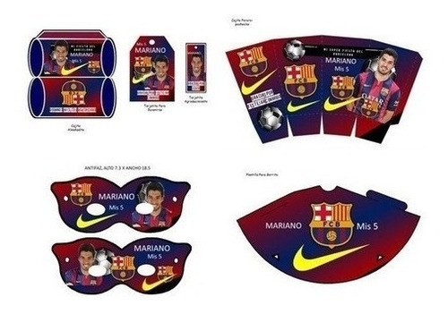 Kit Imprimible Para Tu Fiesta De Fcb Barcelona Luis Suarez