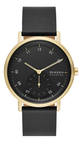 Reloj De Hombre Skagen Kuppel De Dos Manecillas Con Correa D