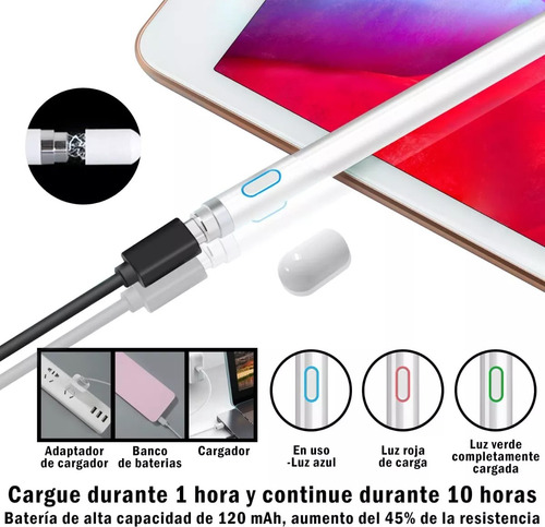 Lapiz Tactil Para Tablet Android Lápiz Pencil Para Android Lapiz Optico Inteligente Universal Lapiz Optico Magnetico Lapiz Capacitivo Para Pantallas