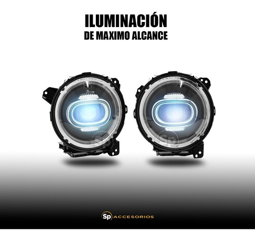 Faros Principales Full Led Jeep Jl 2019/2021 Sport Wrangler