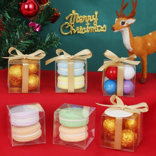 Cotopher 60 Cajas Transparentes Para Regalos, Cajas De Regal
