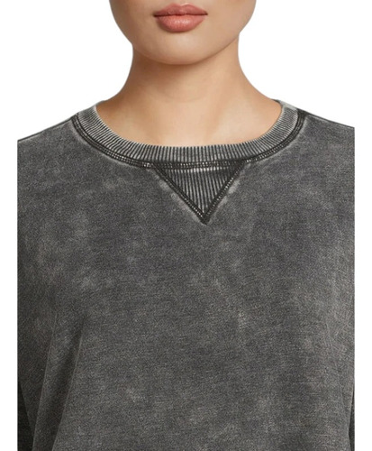 Sueter Sudadera Basica Gris Urbana Unisex Oversize Moda