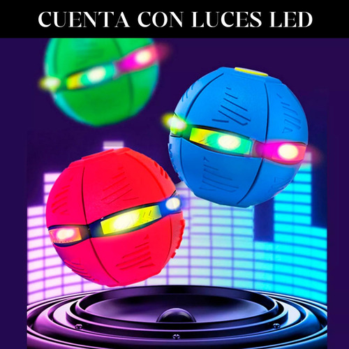 Pelota Juguete Frisbee Volador Hogar Niños Familia Diversion Azul Liso