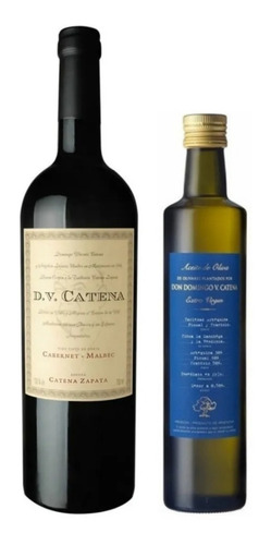 Vino Dv Catena Cabernet - Malbec + Aceite Dv Catena 500ml-