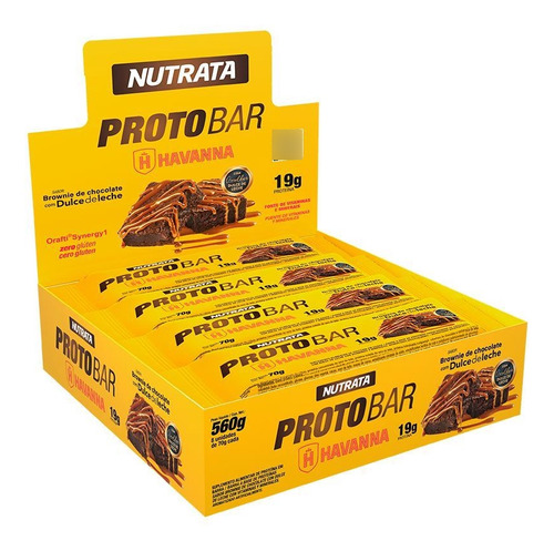 Barra Proteina Proto Bar Havanna Nutrata- Original