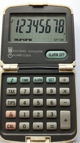 Calculadora/alarma/reloj Aurora