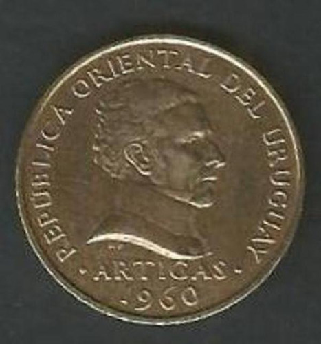 6898 Uruguai - 10 Centesimos 1960 (Usado)