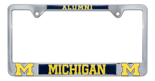 Elektroplate University Of Michigan Alumni 3d Metal Matrícul