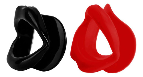2x Silicone Face Lift Mais Magro Labial Trainer Músculo