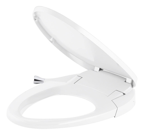 Asiento De Inodoro Alargado Kohler Purewash M300 Manual Blanco