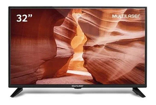 Tv 32 Pol. Hd Multilaser Hdmi Usb Conversor Digital Tl017