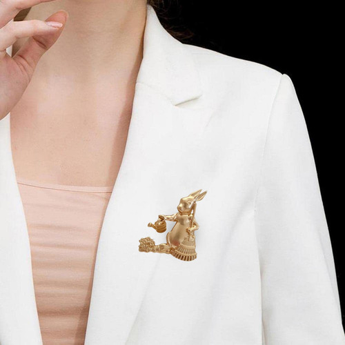 2 Broche De Conejo, Decoración De Animales, Joyería