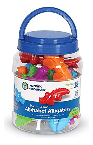 Recursos De Aprendizaje Snap-n-learn Alphabet Alligator