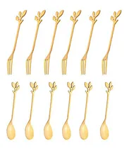 Comprar  Cucharas De Acero Inoxidable Para Café Y Postres, Estilo Re