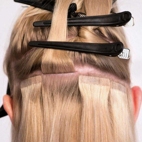 Extensiones Adhesivas Cabello Pelo Natural 20ud 60cm Largo ®