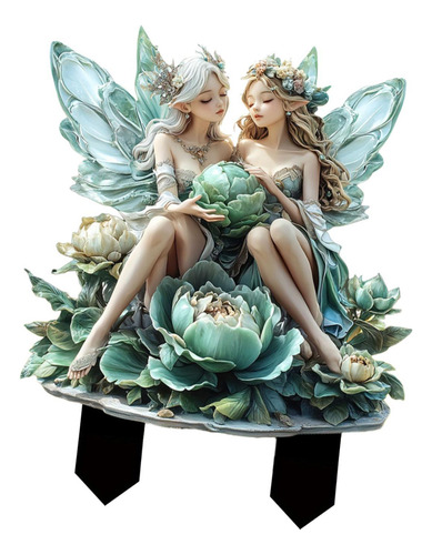 Estaca De Jardín De Hadas, Letrero Decorativo Para Patio,