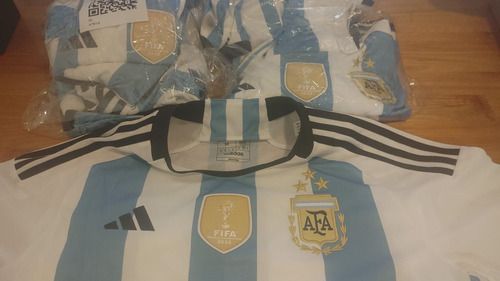 Camiseta De Fútbol Selección Argentina 3 Estrellas Original