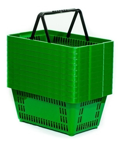 80un Cesta 13 L Compras Mercado Supermercado - 30% Off