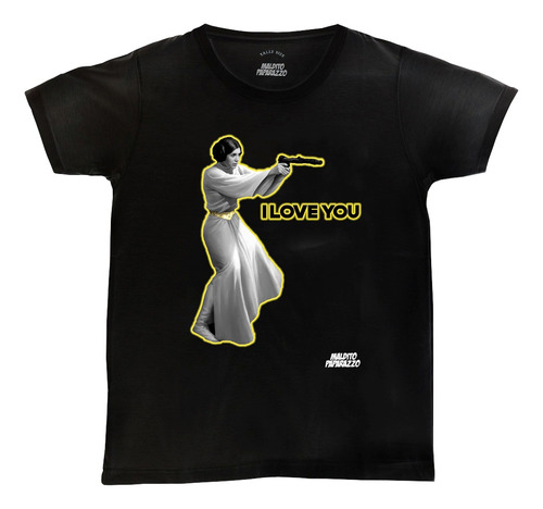 Princesa Leia I Love You Star Wars Remera 