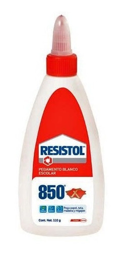 Pegamento Escolar Resistol 850 Blanco 110ml 