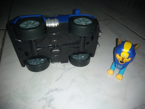Paw Patrol Vehículo Y Figura De Chase Loose Suelto (Usado)