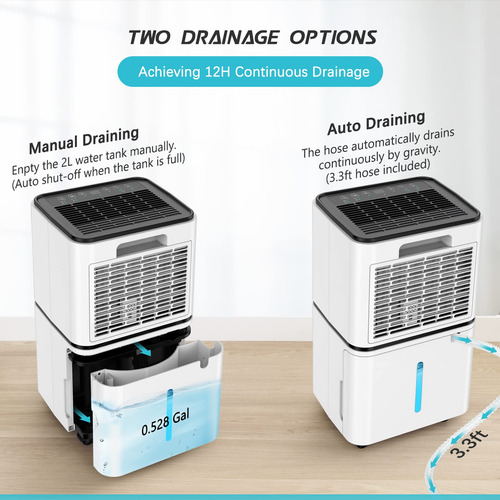 Dehumidifier Humilabs 30 Pints For 2000 Sq. Ft Large Room