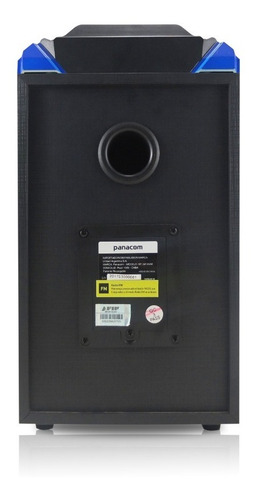 Parlante Panacom Skyline Bluetooth Usb Luces Led Sp 3414 Nar