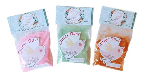 Glitter Dust X 3 Colores  Laura Craft