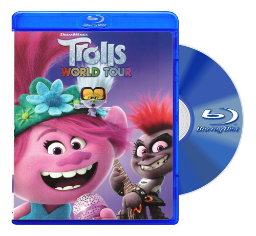 Blu Ray+dvd Trolls 2: World Tour