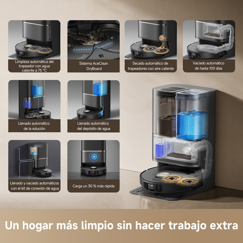 Robot Aspiradora Y Trapeador Dreame L50 Ultra Negro