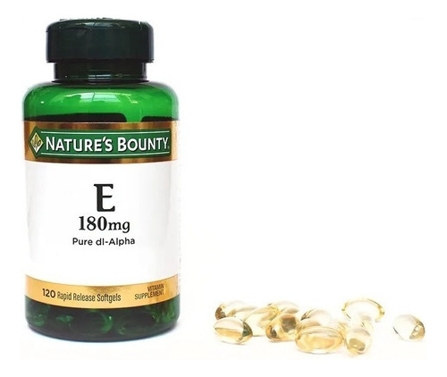 Suplemento En Cápsulas Nature's Bounty Vitamina E E En Pote De 0ml 120 Un