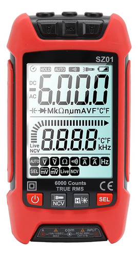 Multimetro Digital Voltimetro Ca Cc Kit Probador Automatico