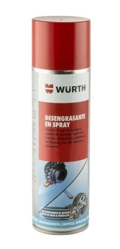 Spray Limpiador De Frenos Y Piezas Wurth X500ml