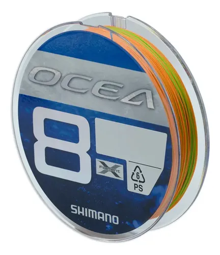 Linha Multifilamento Shimano Ocea 8x Pe#6 400m Multicolor
