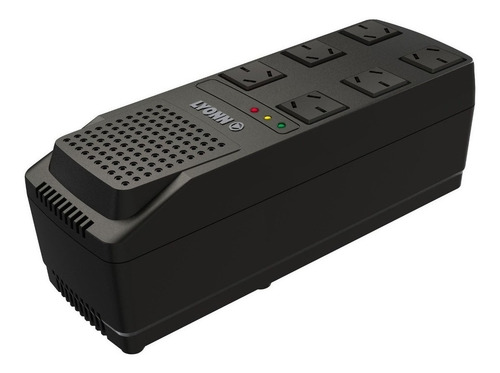 Estabilizador de tensión Lyonn TCA 1200NV 1200VA entrada y salida de 220V CA negro
