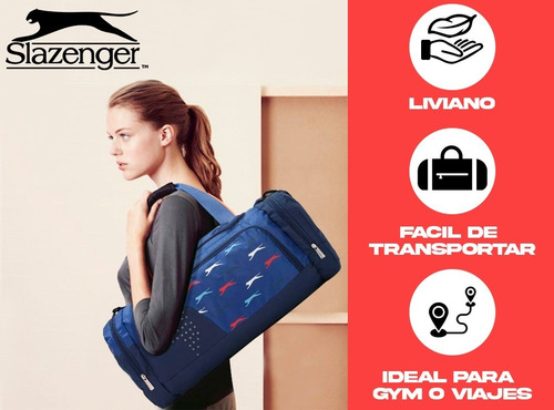 Imagen 7 de 10 de Bolso Viaje Deportivo Reforzado Correa Gym Comodo Amplio Tsr