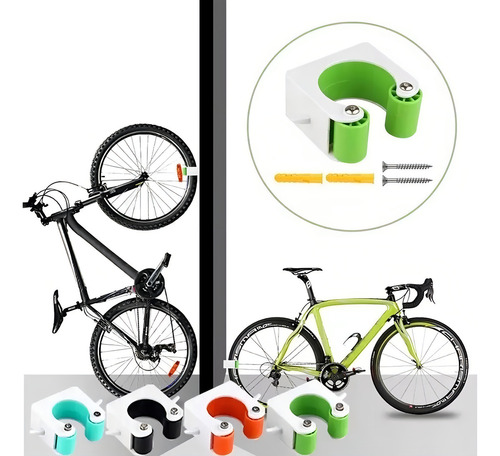 Par Soporte Pared Para Bicicleta Tipo Clip Color Color Naranja