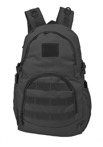 Mochila Táctica Militar Backpack Campismo Molle Lisa Color Negro