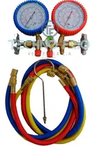 Comprar Juego De Manometro R22 R134 R404 R410 Incluyen Mangueras