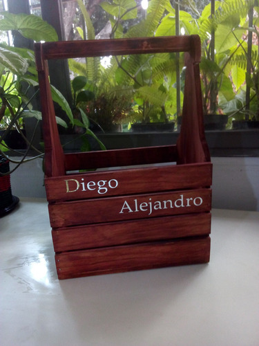Imagen 4 de 10 de Cajas Guacal Pino O Mdf Arreglos Regalos Gifts Box Cotillón