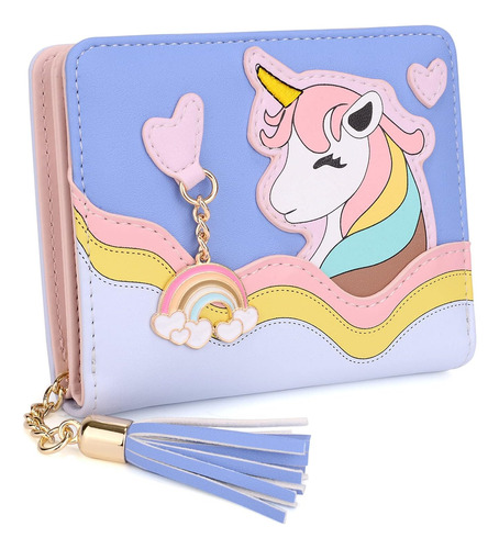 Uto Cartera Para Niñas Lindo Unicornio Cuero Vegano Pequeñas