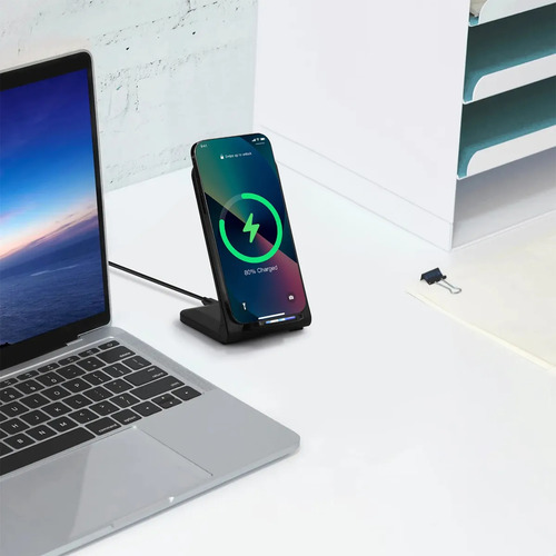 Cargador Inalámbrico Universal Portatil Carga Rápida 15w Cable
