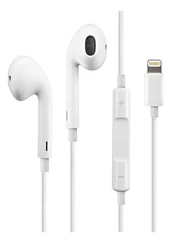 Auriculares Manos Libres Service Pack Lightning para Iphone 7, 7+, 8, 8+,  X, Xs, Xs Max, Xr - Repuestos Fuentes