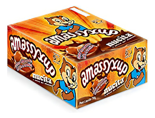 Kit Caixa Chocolate Amassychup + Amassyxup Morango C/100