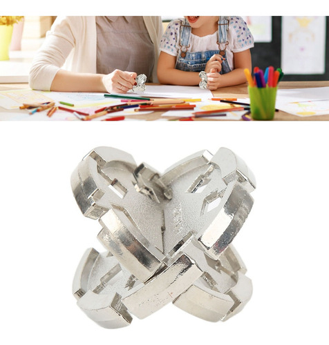 Desbloqueie O Jogo De Quebra-cabeça Toy Alloy Interlocking A